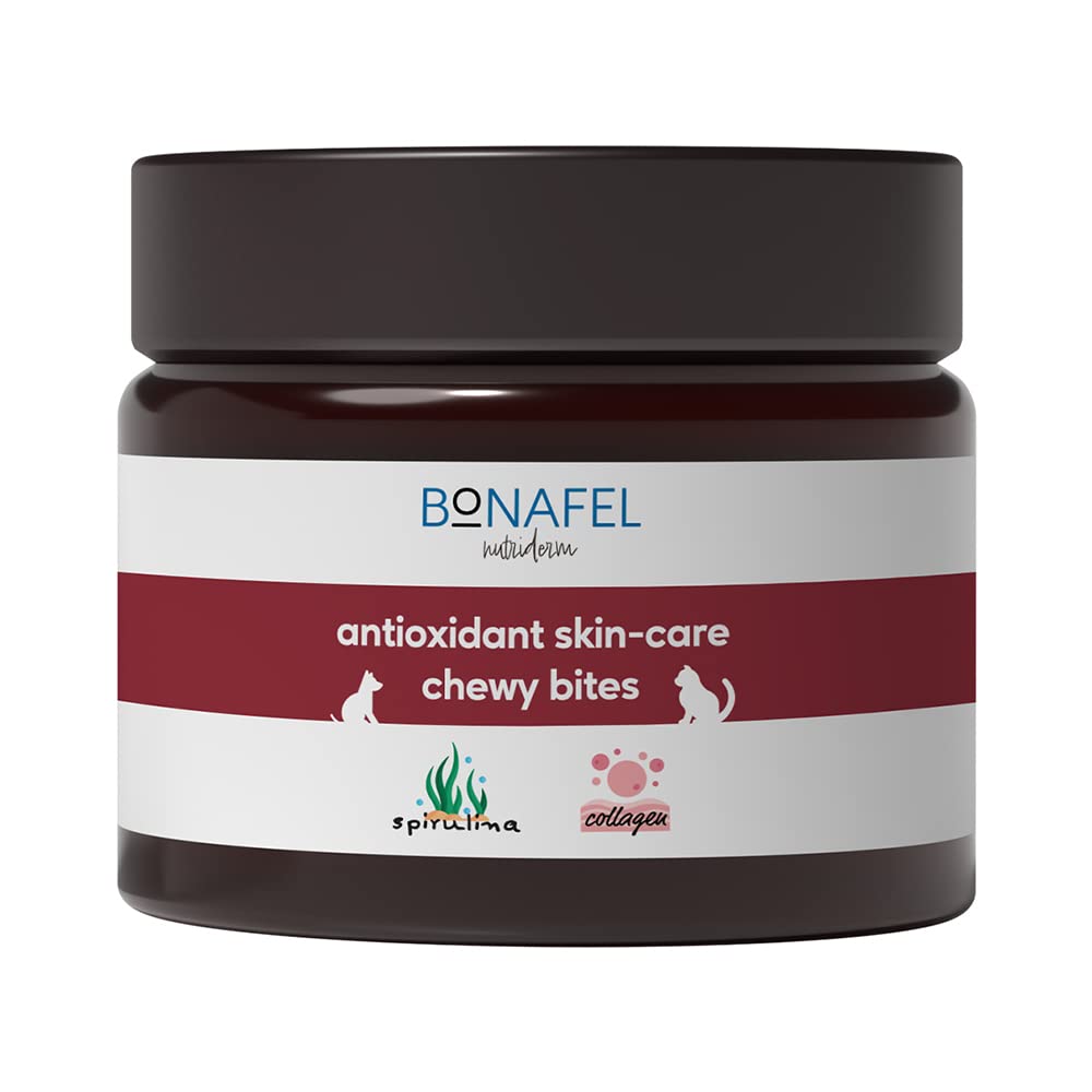 Bonafel Nutriderm Kedi ve Köpekler İçin Deri ve Tüy Sağlığı Yumuşak Çiğneme Tableti