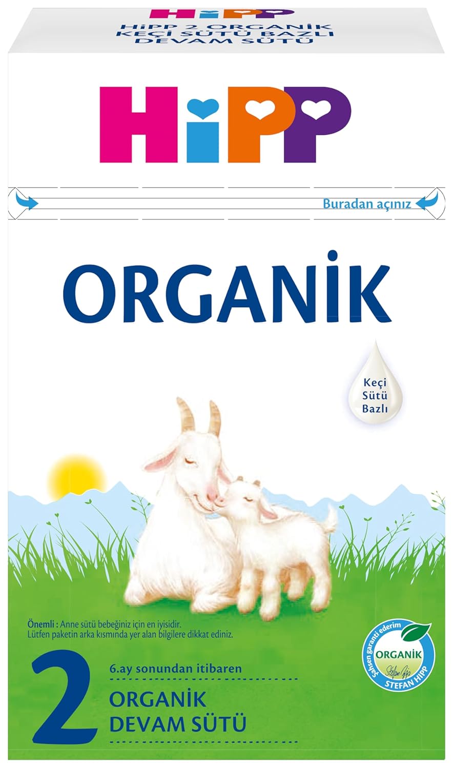 HiPP 2 Organik Keçi Sütü Bazlı Devam Sütü 400 gr