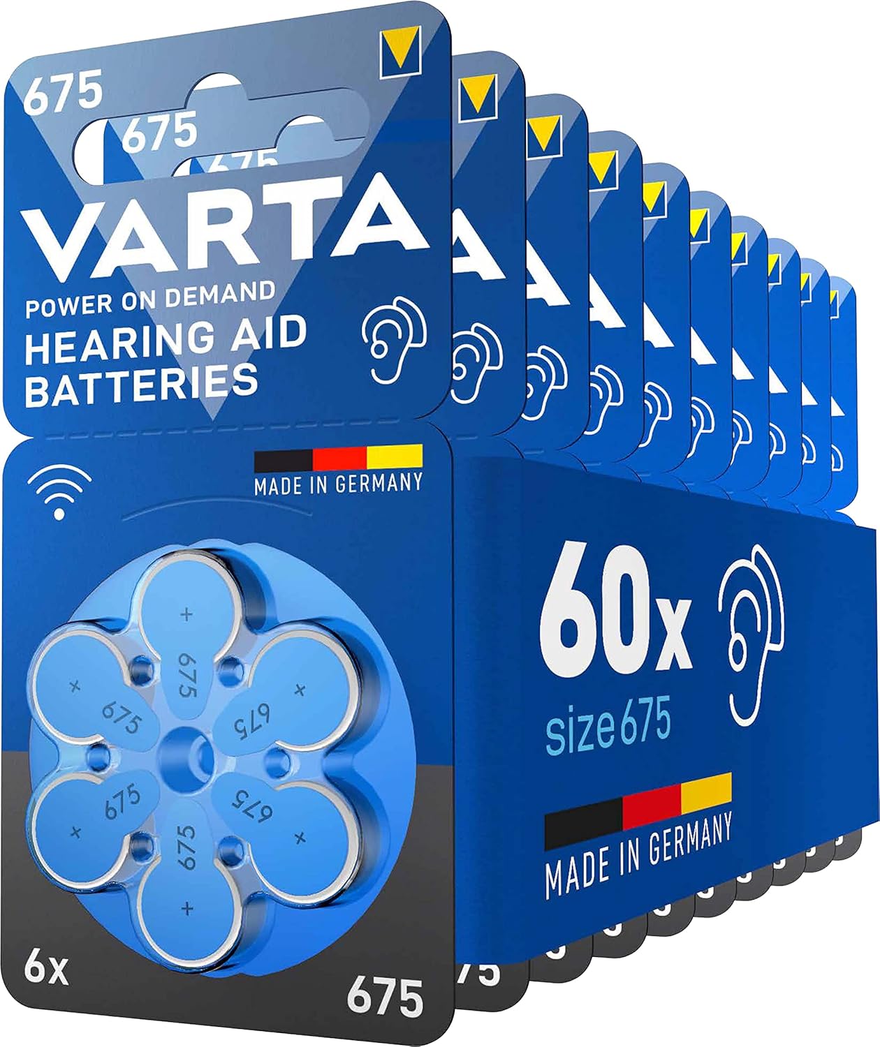 VARTA POWER ON DEMAND HAB 675 BLI 6x10 60'lı