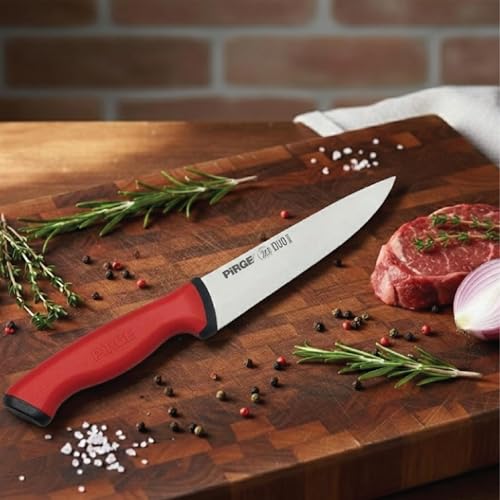 Pirge Kasap Et Bıçağı Duo 0 No 34100 12,5cm Kırmızı