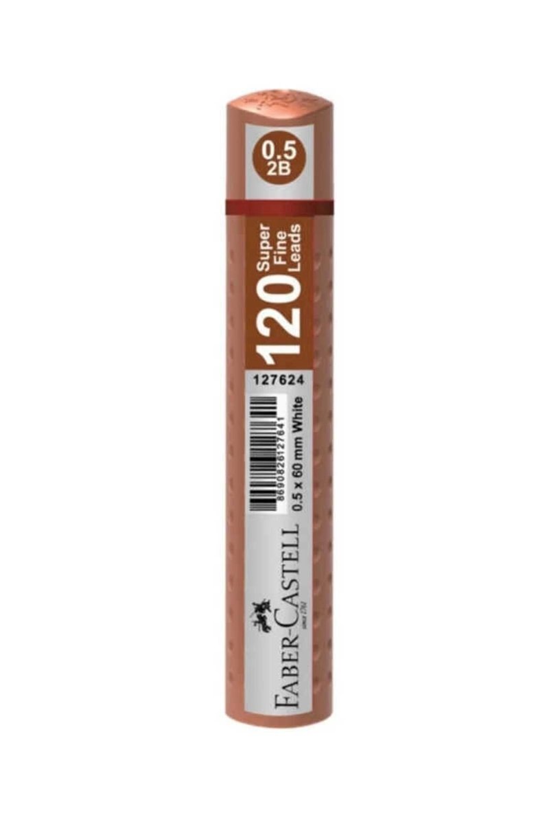 FABER-CASTELL Grip Min 0.5 2B 60mm Uç, 120'Li Rose