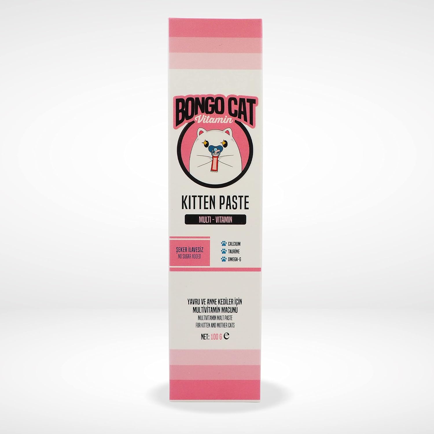 BONGO CAT KITTEN MALT PASTE - 100gr. (Yavru Ve Anne Kedi Multivitamin Malt Macun)
