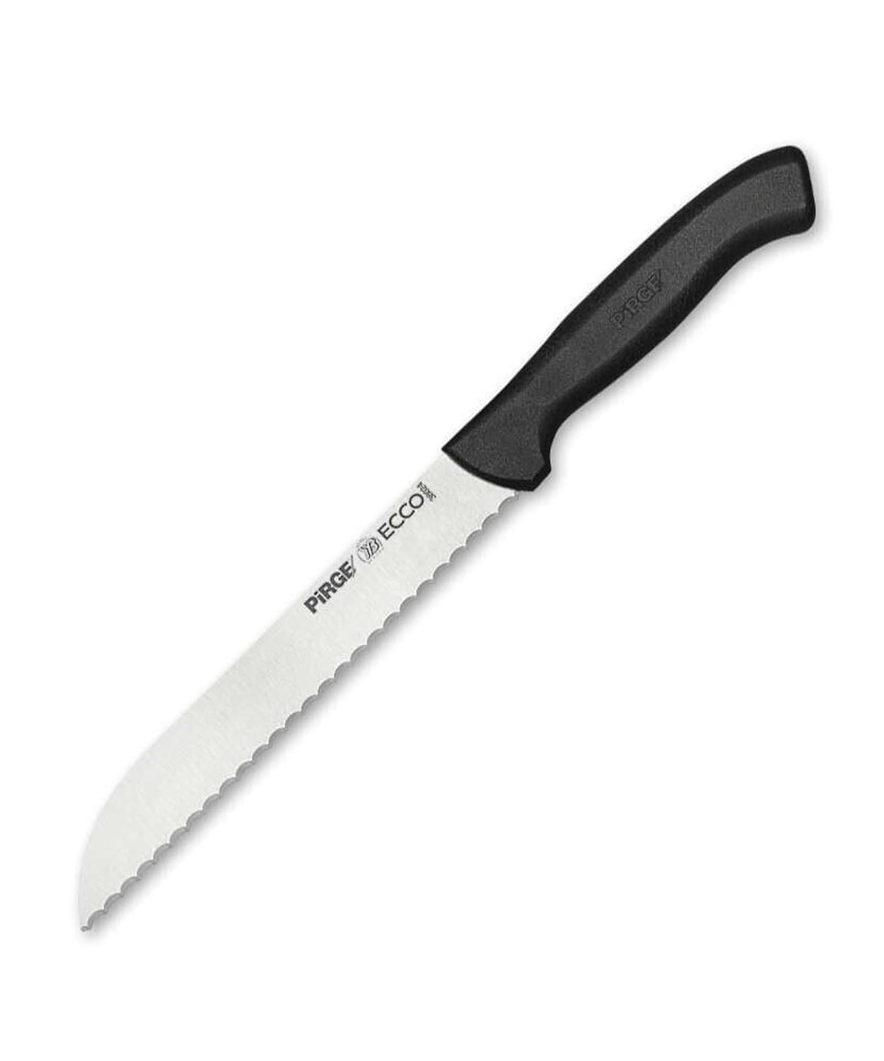 Pirge Ekmek Bıçağı Ecco 38024 17,5cm Siyah