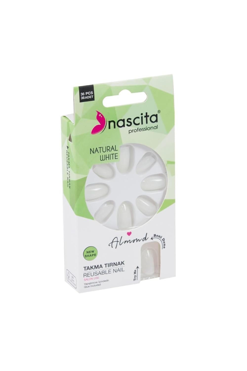 Nascita 36'lı Long Oval Takma Tırnak - 138