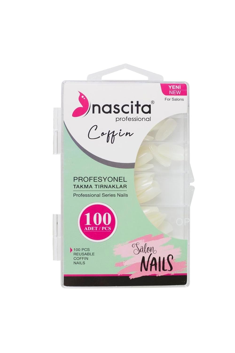 Nascita 100'lü Kutulu Coffin Takma Tırnak - 169