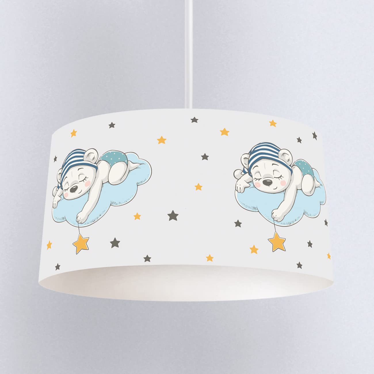 Çocuk Odası Dijital Baskılı Sarkıt Avize Model 00043