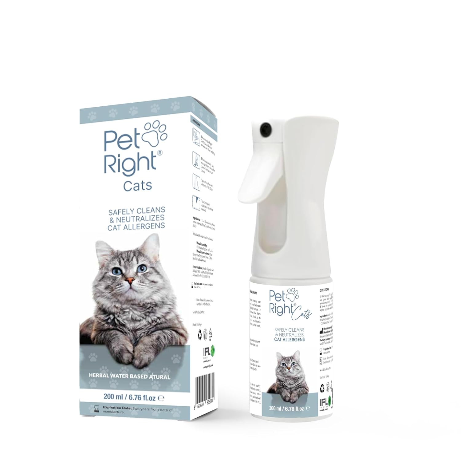 Pet Right 200 ml Kedi Alerjinini Nötralize Eden Sprey