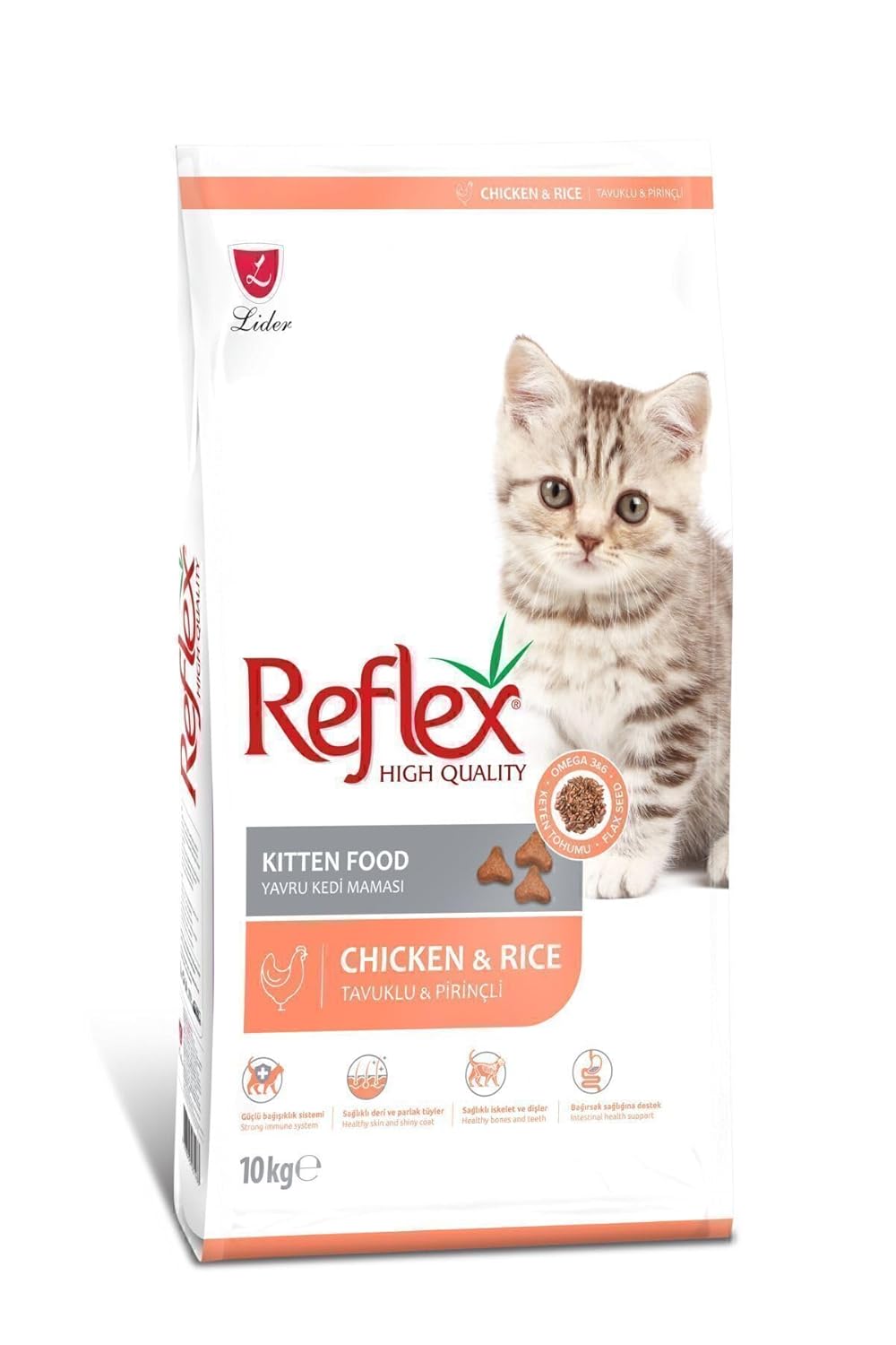 Reflex Kıtten Chıcken & Rıce Cat Food 10 kg