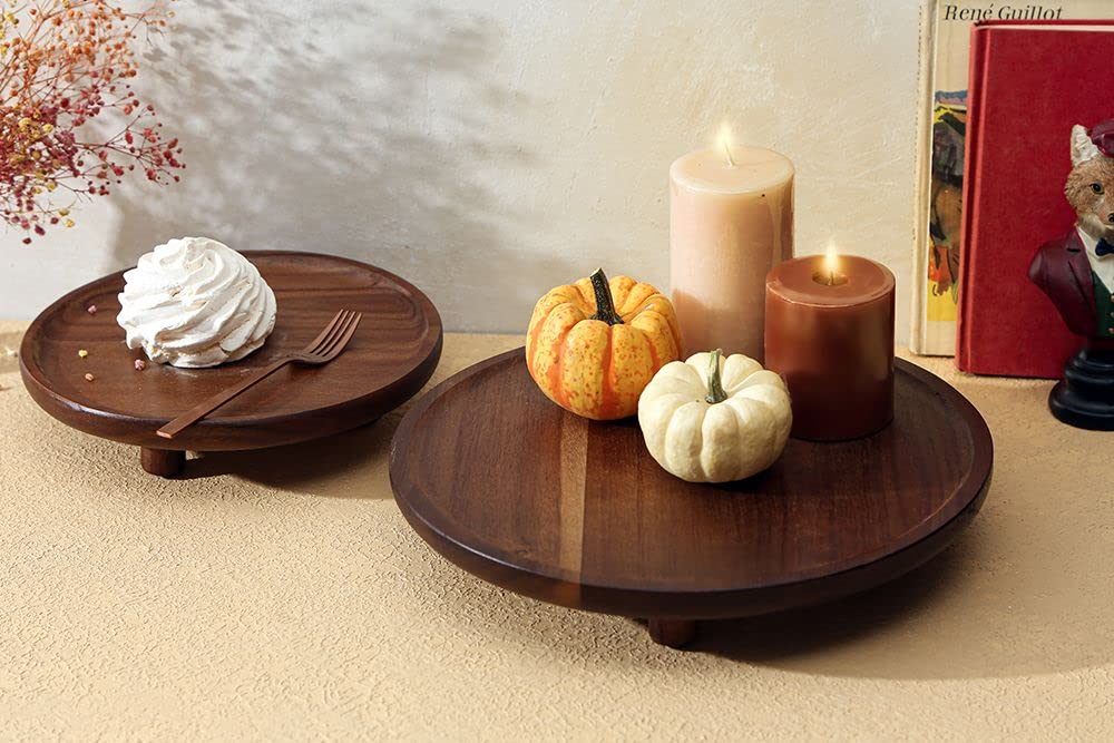 Porland Akazie Ayaklı Sunum Tabağı 24 cm