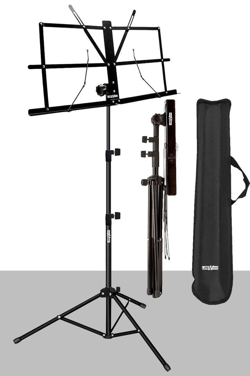 LASTVOİCE Nt-106 Tel Nota Sehpası Makaslı (Taşıma Çantalı)