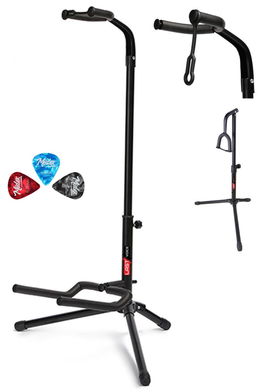 Lastvoice Gtr-01X 2Lİ SET Enstrüman Bağlama Gitar Standı Sehpası + 10 Pena)