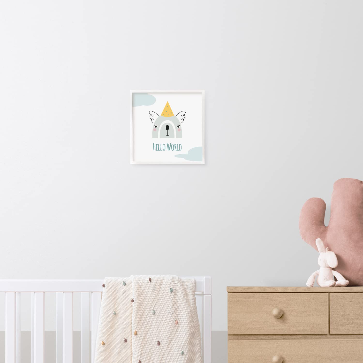 Bebek Odası İçin Minimal Tasarımlı Çerçeve