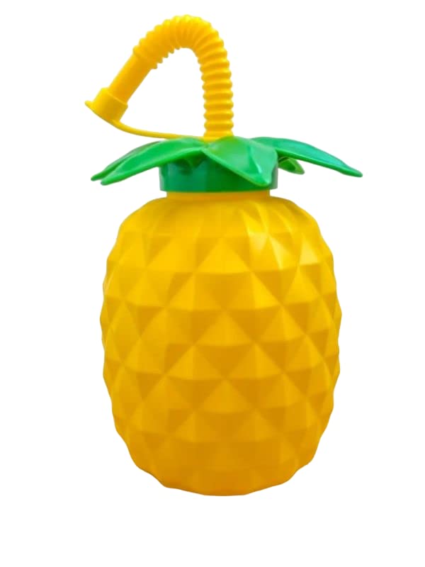 M'sM Ananas Pipetli Suluk, Ananas Şekilli Pipetli Suluk, Bükülebilir Pipetli Matara