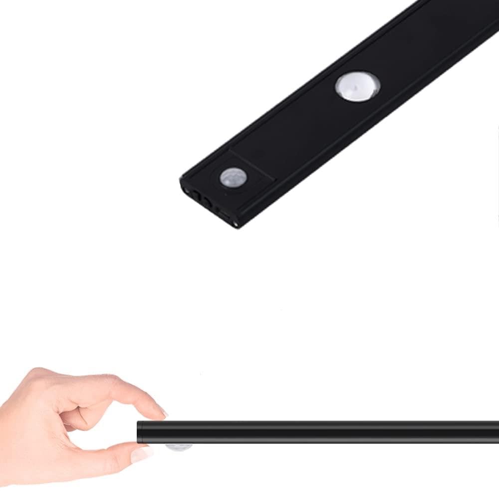 Ucuz Geldi Sensörlü Şarjlı 3 Farklı Işık Renkli Dimmerli 40cm Siyah Cata Bella Ultra Slim Kabin Led