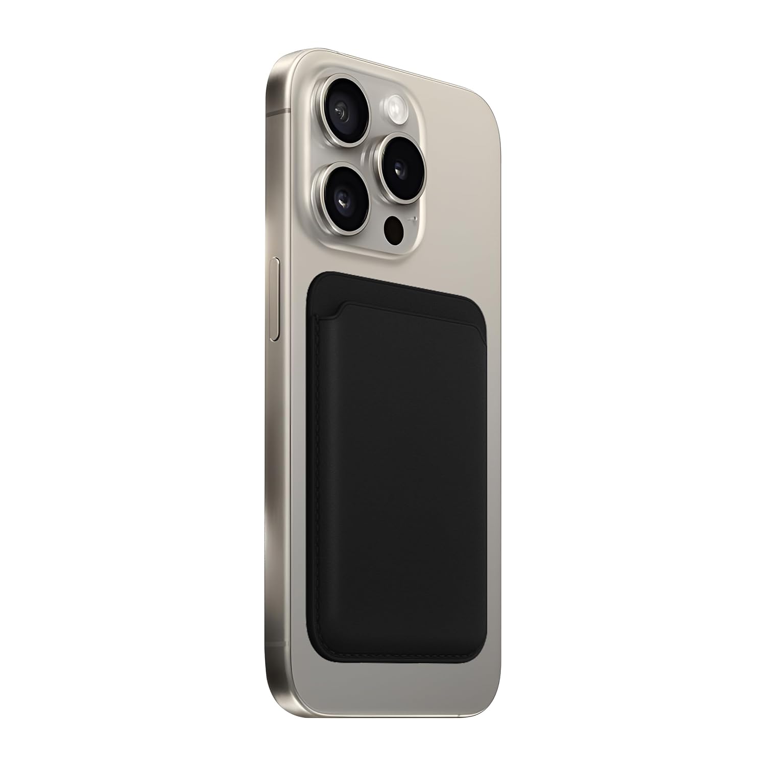 Minesk iPhone için Magsafe ile Uyumlu Cüzdan Manyetik Kartlık Yenilenmiş V2 Güçlü Mıktanıs ile Süper Yapışma ve Sağlam Tutuş (Siyah, Klasik)