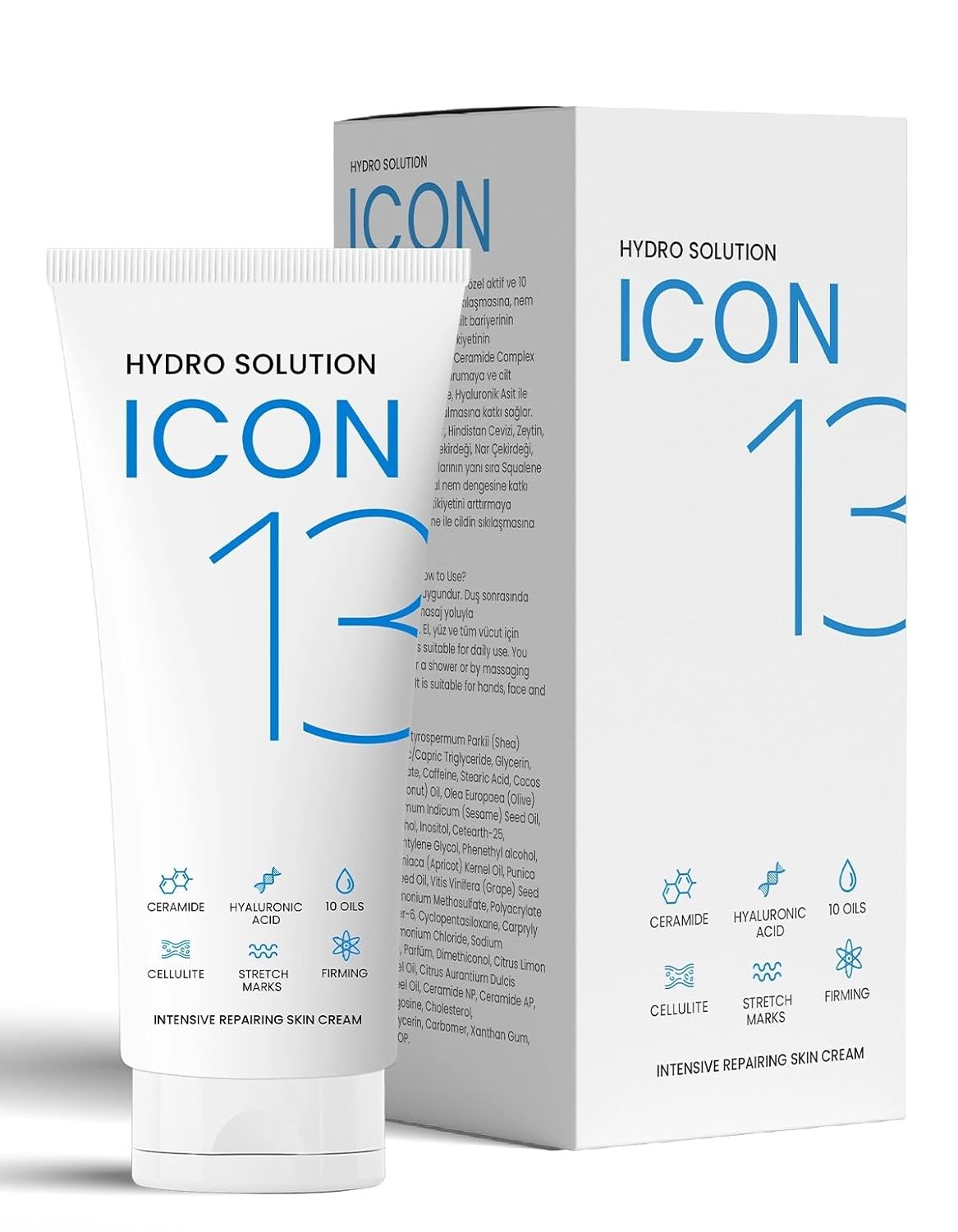 PROCSIN Hydro Solution ICON Firming Krem, Anti-Selülit & Çatlak Karşıtı, Cilt Sıkılaştırıcı & Yoğun Onarıcı Bakım, 175 ML