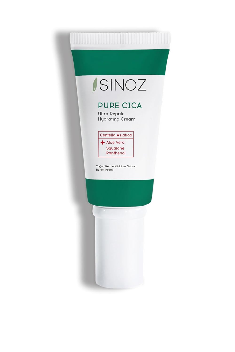Sinoz Pure Cica Yoğun Onarıcı Yatıştırıcı Nemlendirici Bakım Kremi 50 ml Tahriş Olmuş Hasarlı Ciltler İçin