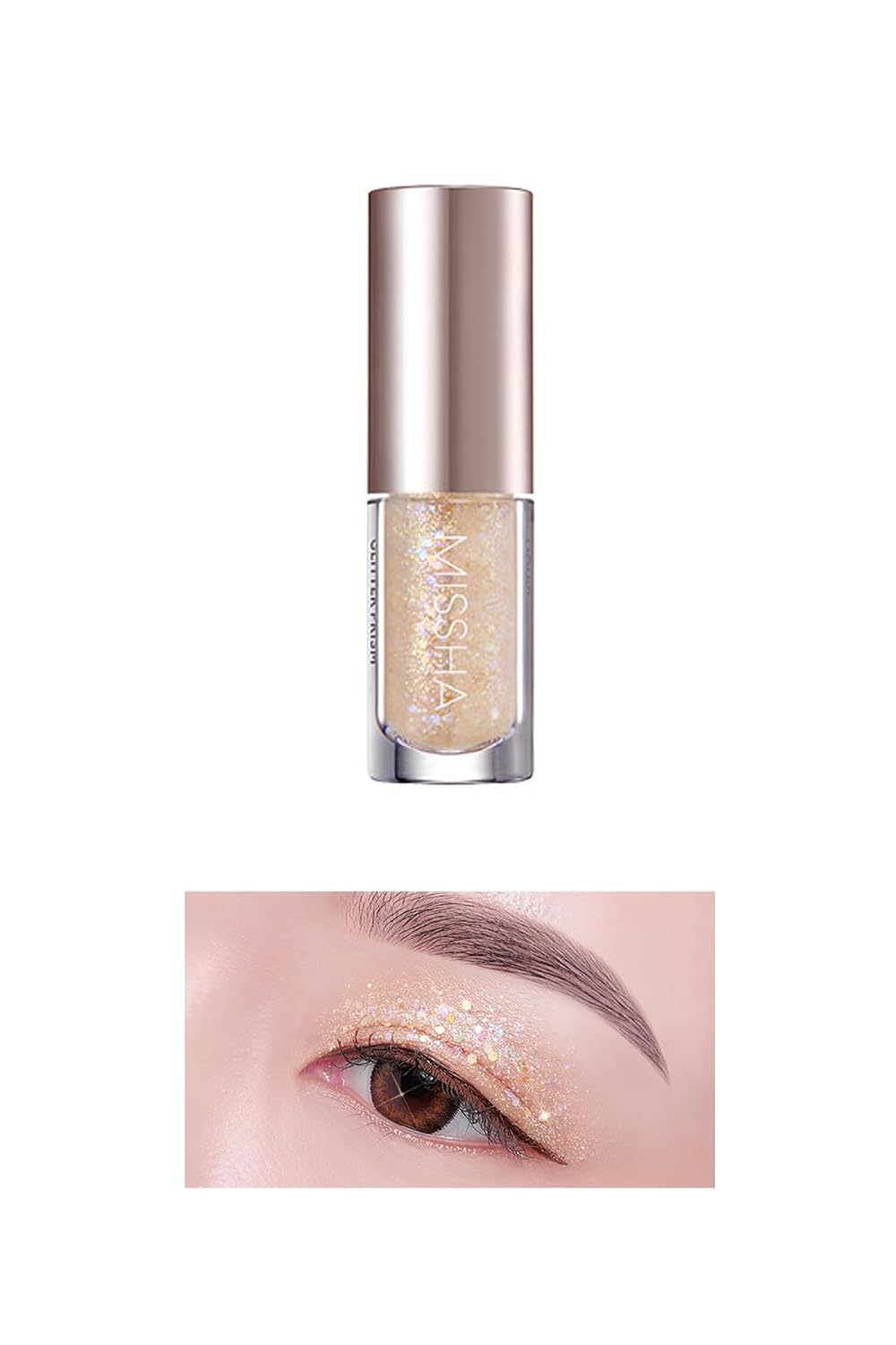 MISSHA Işıltılı ve Parlak Glitter Likit Göz Farı No.2 Interstellar Glitter Prism Liquid Eyeshadow Topper