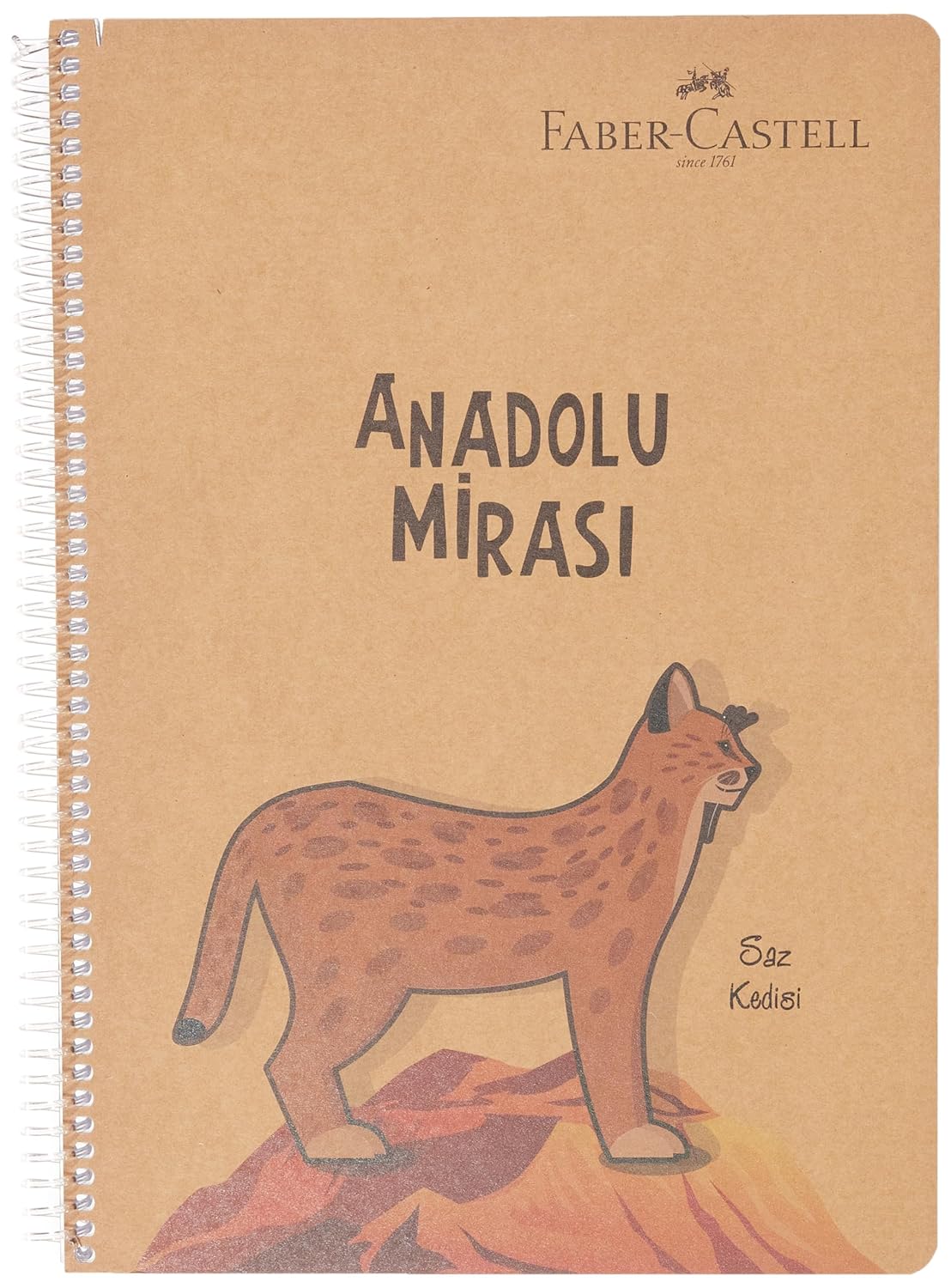 Faber-Castell Grafiti Spiralli Defter, A4, 80 Yaprak, 70g Kağıt, Kareli, Dayanıklı Kapak, Kolay Açılan Spiral Cilt, Asorti Renkler