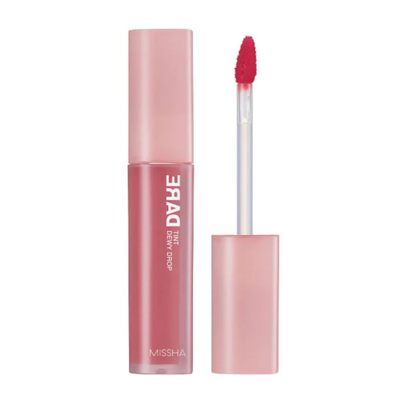 MISSHA Uzun Süre Kalıcı, Nemli Bitiş Sunan Parlak Tint Dare Tint Dewy Drop (Pink Pebble)