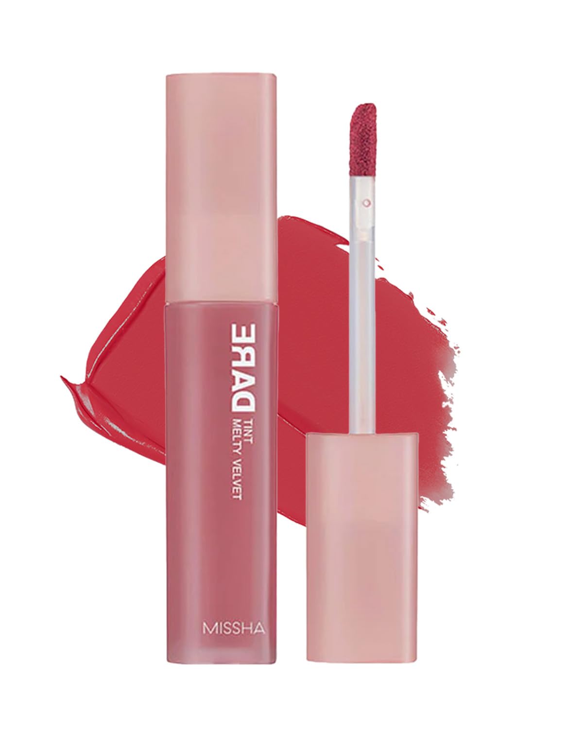 MISSHA Uzun Süre Kalıcı, Bulaşma Yapmayan, Kadifemsi Bitiş Sunan Tint Dare Tint Melty Velvet (Rosy L