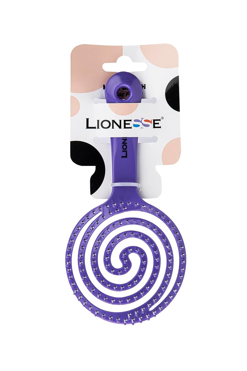 Lionesse 3 Boyutlu Saç Fırçası Mor