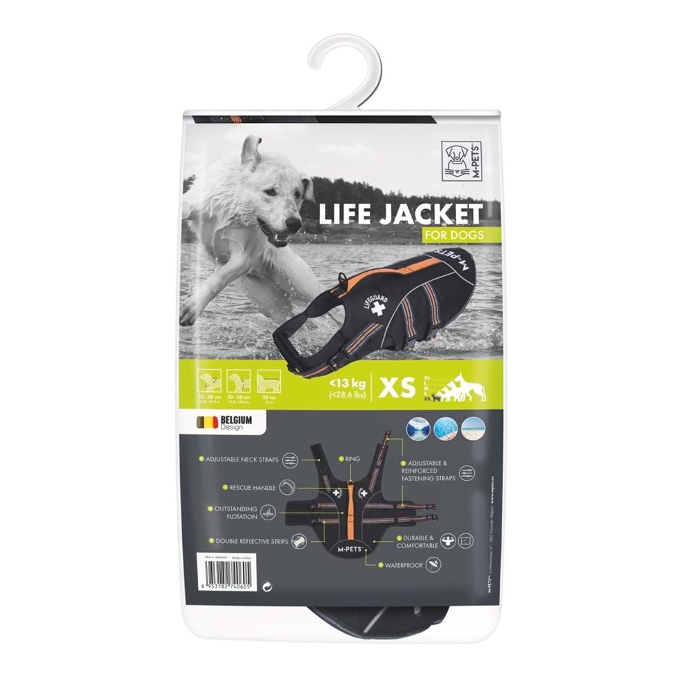 M-PETS LIFE JACKET KÖPEKLER İÇİN CAN YELEĞİ (XS)