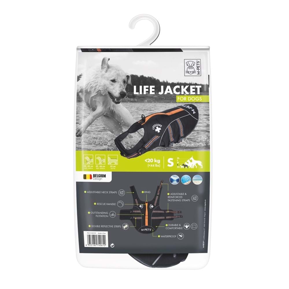 M-PETS LIFE JACKET KÖPEKLER İÇİN CAN YELEĞİ (M)