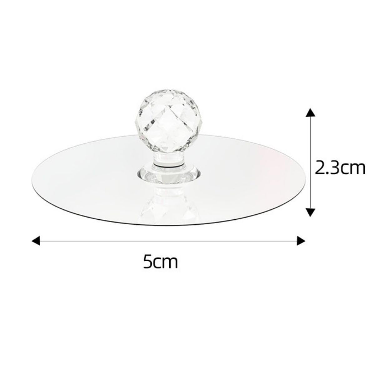 BUFFER® 2 Adet Kristal Kendiliğinden Güçlü Yapışkanlı Kulp Askısı Tutma Kolu