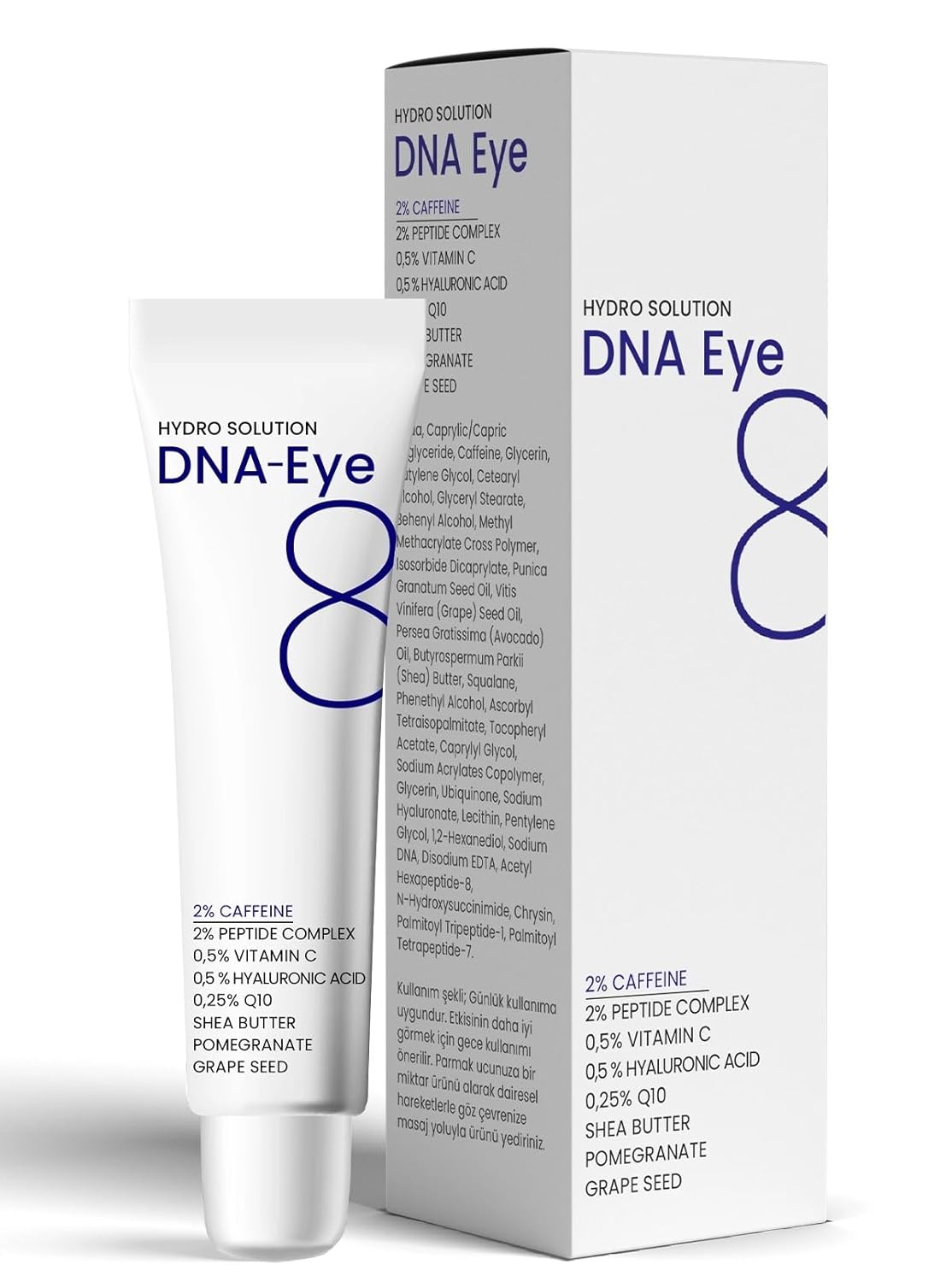 PROCSIN HYDRO SOLUTION DNA Eye Kırışıklık ve Mor Halkalara Karşı Göz Çevresi Yenileyici Krem 20 ML