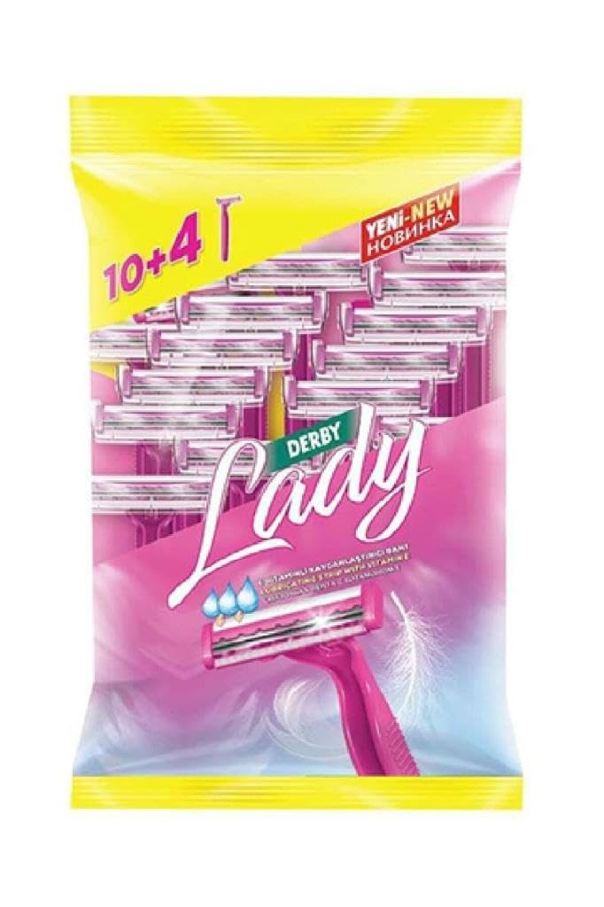 Derby Lady Çift Bıçaklı 10+4 lü Paket
