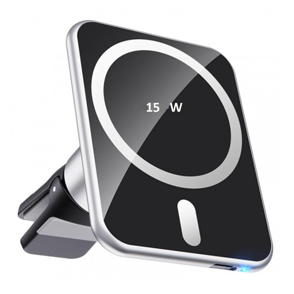 hobimtek HP-A07 15W Kablosuz Şarj Araba Telefon Tutucu Ayarlanabilir Havalandırma Için Magsafe Yüksek Kalite Tutucu Premium
