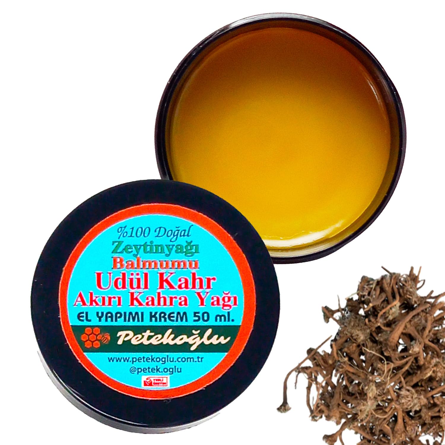 Petekoğlu (50ML) Üdül Kahr- Akırı Karha 'Çirkini Güzelleştiren Bitki' Balmumu Onarıcı Nemlendirici Bakım Kremi