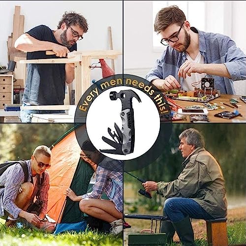 Valkyrie Çok Fonksiyonlu Çekiç Çakı Çantalı Kamp Outdoor Testere Tornavida Seti Siyah