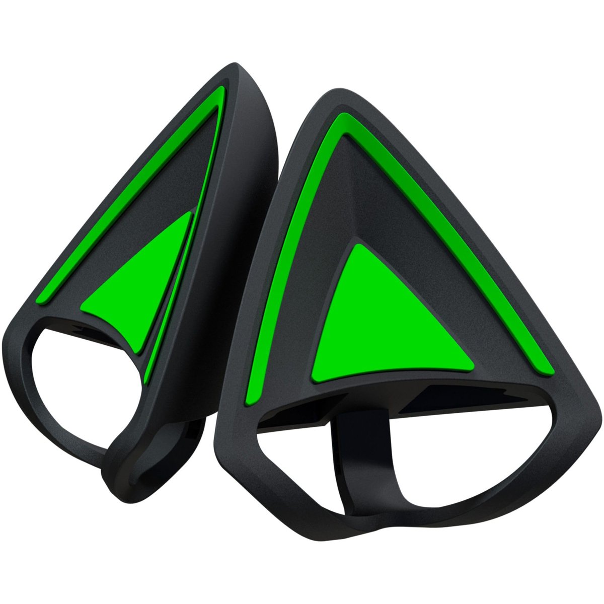 Razer Kitty Ears V2 - Evrensel Fit Clip-On Kitty Ears Kulaklıklar için (Clip-On Kitty Ears, Çok Yönlü, Ayarlanabilir Bantlar, 26 g Hafif Premium Silikon) Siyah