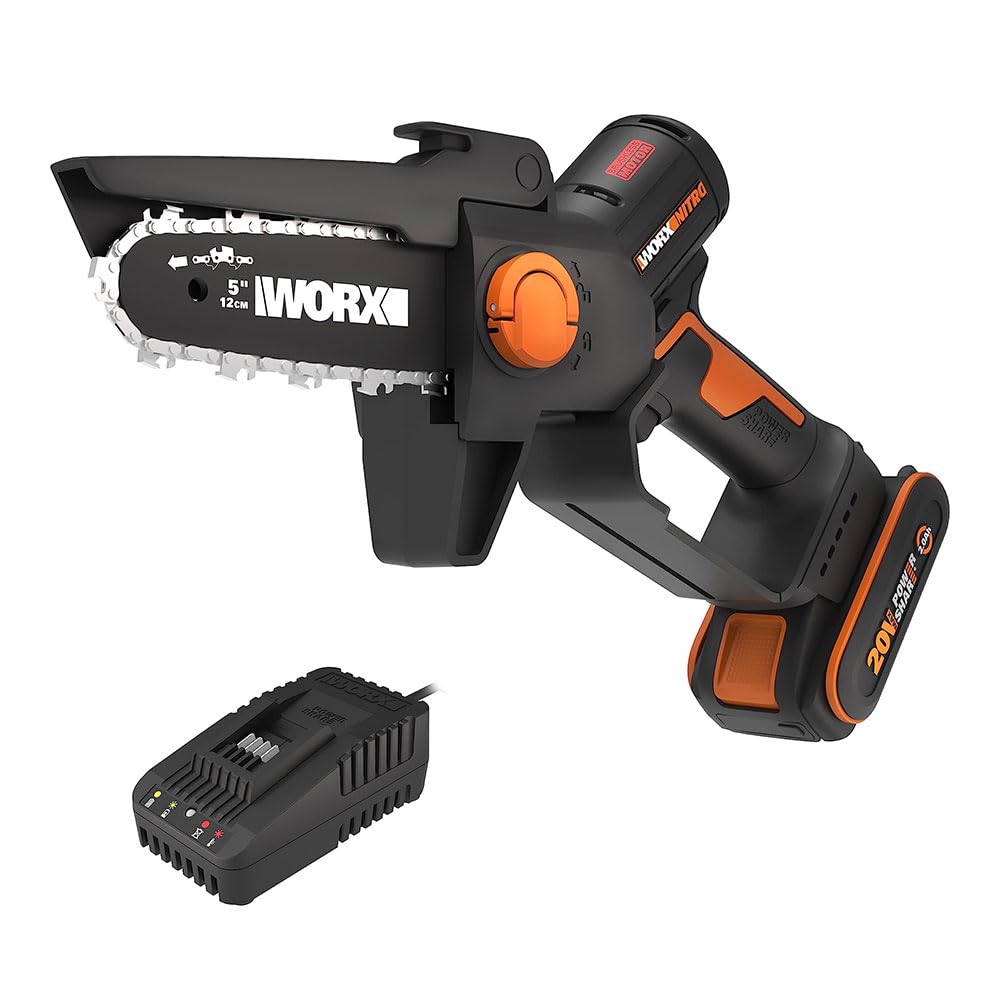 WORX WG325E 20 Volt 2.0 Ah Li-ion 12 cm Profesyonel Şarjlı Kömürsüz Zincirli Testere