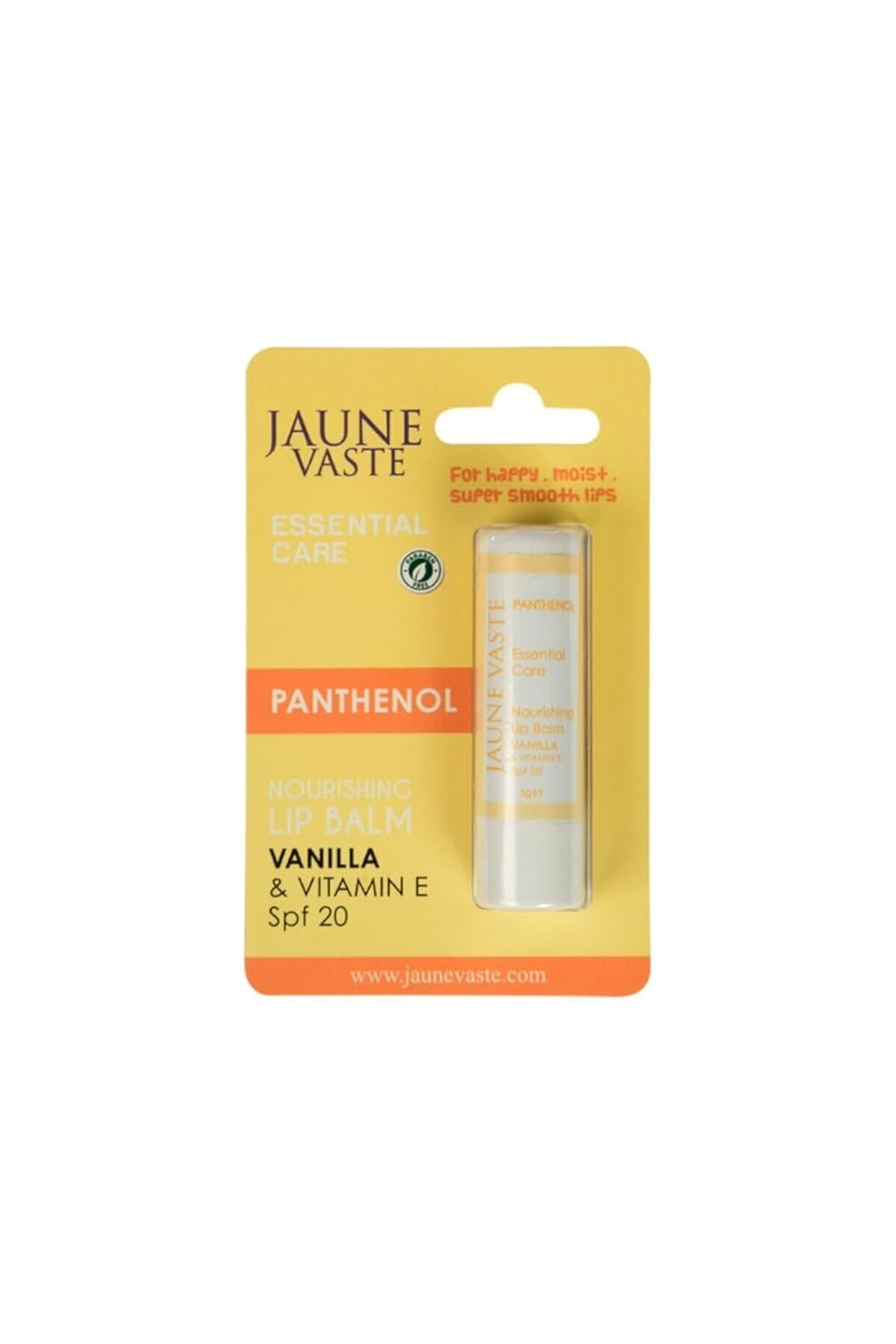 JAUNE VASTE Pantenol SPF 20 Lip Balm 5g