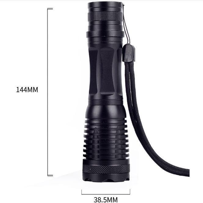 Valkyrie Çift Işık Dual UV Mor Işık ve XML-T6 2000 Lümens El Feneri
