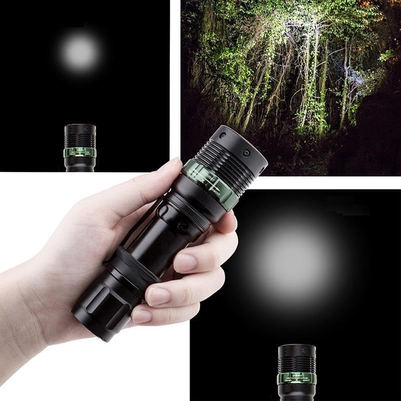 Valkyrie Cree Q5 Uzun Menzil El Feneri - Zoom - AAA Destekli