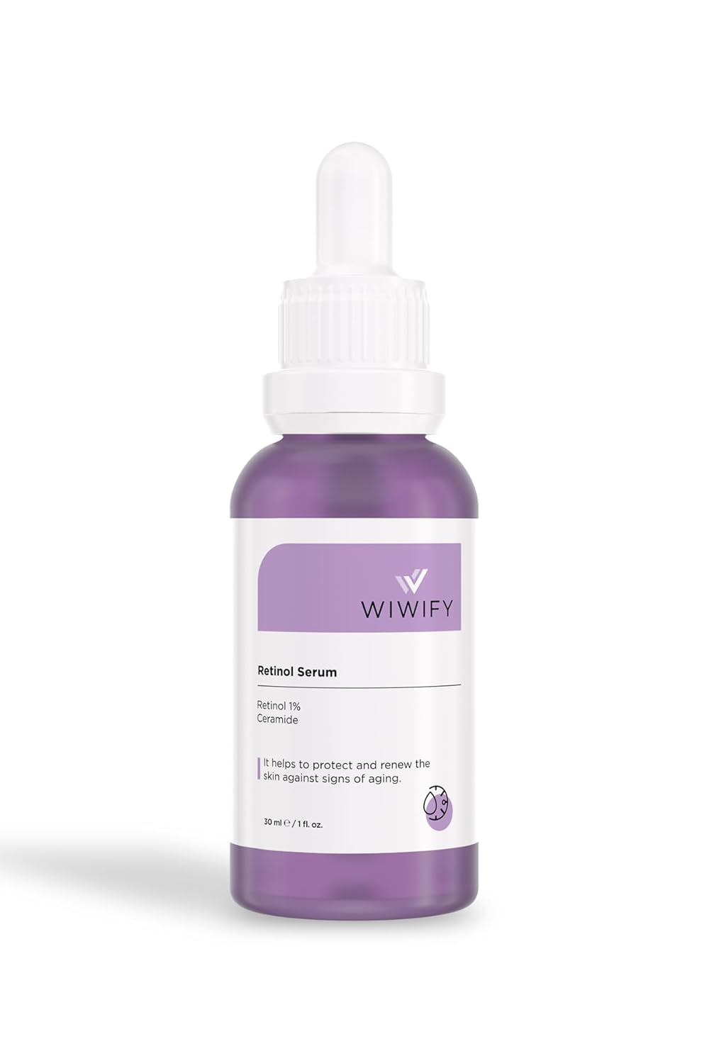 WIWIFY Kırışıklık Karşıtı, Onarıcı, Besleyici Retinol + Vita-a Serum (1% Retinol + Ceramide) Anti-aging RETINOL SERUM