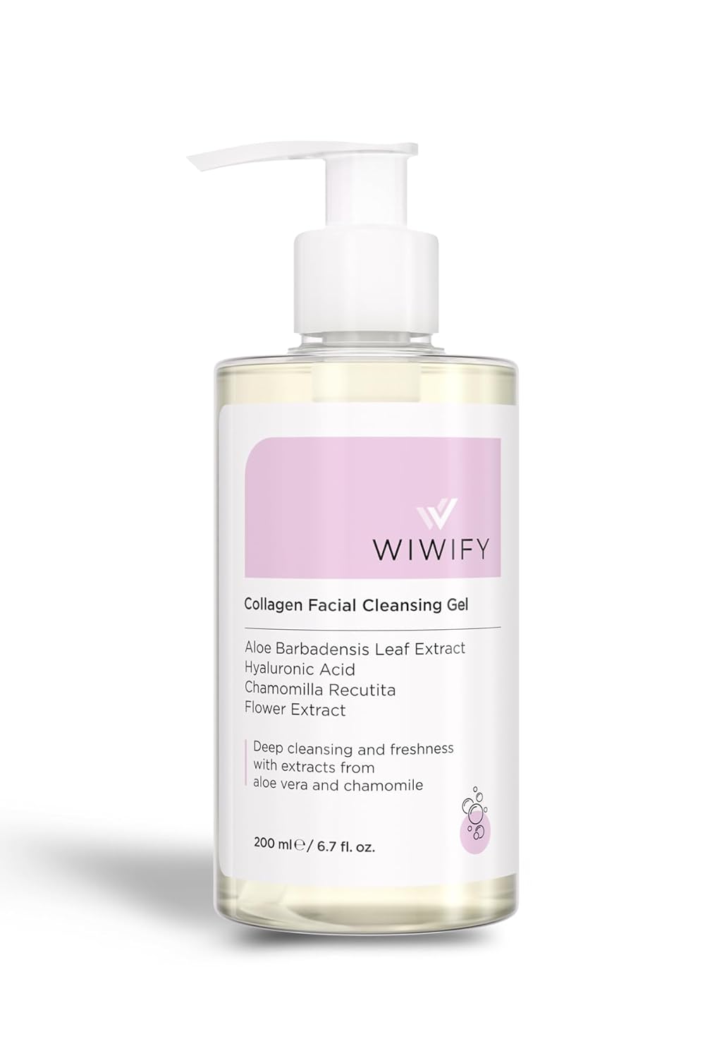 WIWIFY Arındırıcı Tazeleyici Yüz Temizleme Jeli (aloe Vera Ve Papatya Özlü) 200 Ml YÜZ TEMİZLEYİCİ JEL