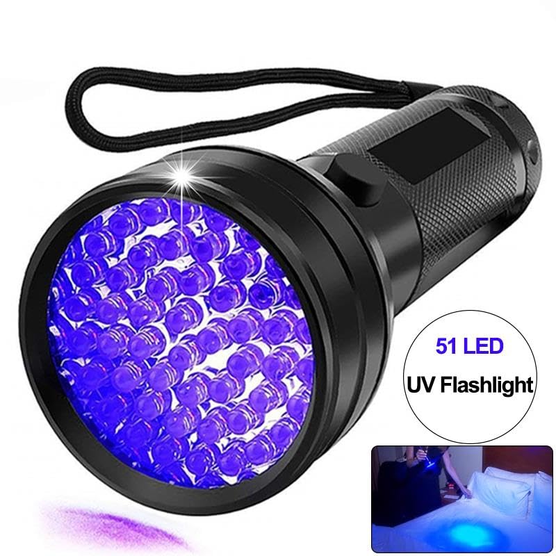 Valkyrie 51 LED Mor Işık UV El Feneri Ultraviyole Blacklight