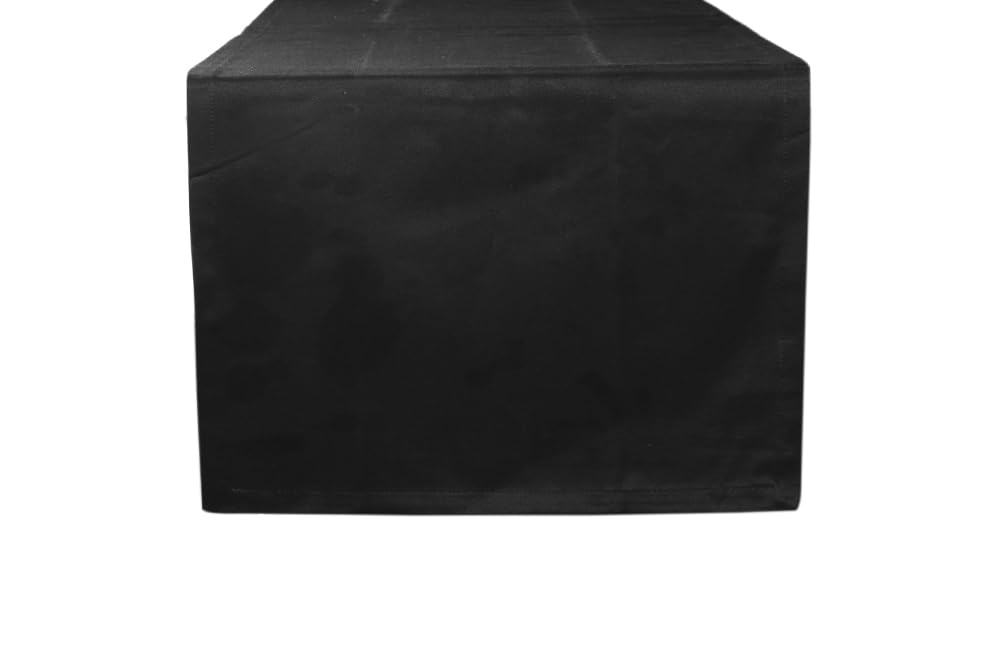 Porland Paria Siyah Düz Runner 45x150cm