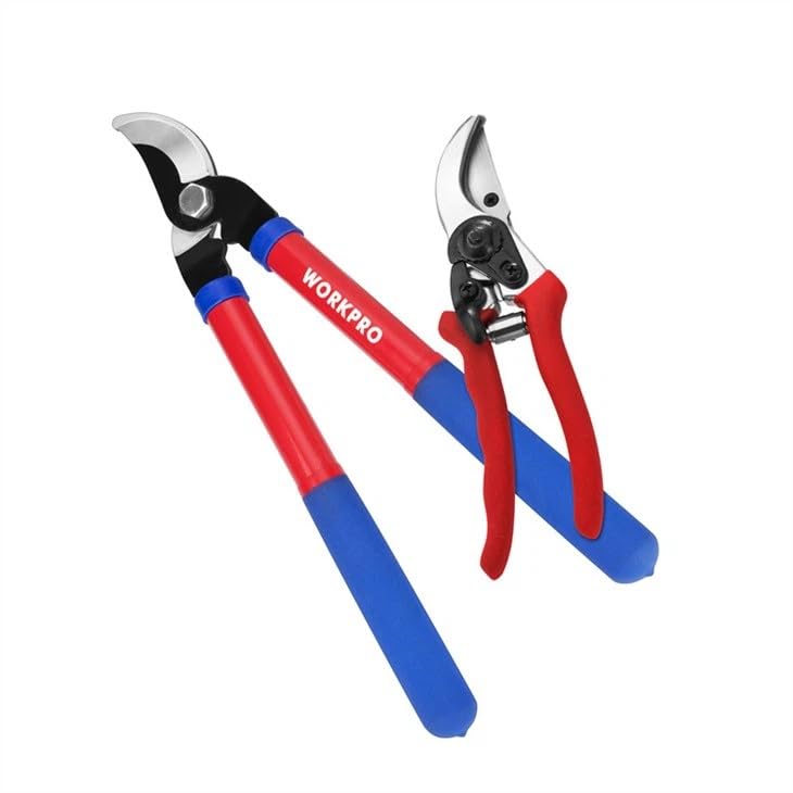 WORKPRO WP204500 2’li Profesyonel Bağ Bahçe Dal Budama Makası Seti