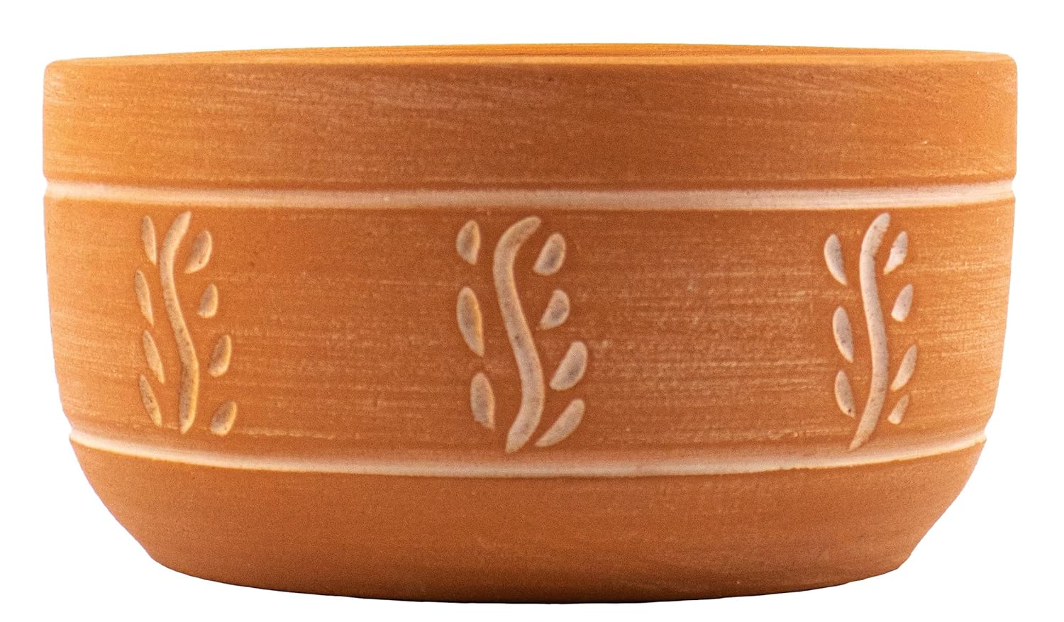 bitkitasarımı TERRACOTA NAKIŞ DESENLİ TOPRAK ARANJMAN SAKSI – 20 CM ÇAP