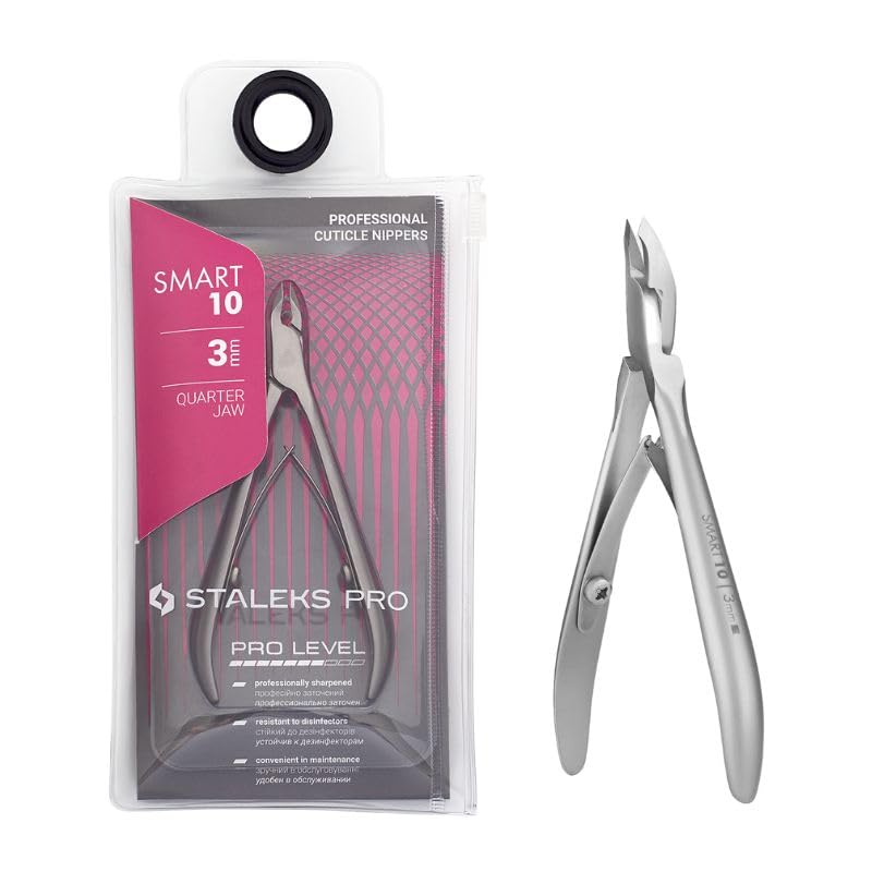 STALEKS PRO Profesyonel manikür pense 3 mm Paslanmaz çelik. NS-10-3