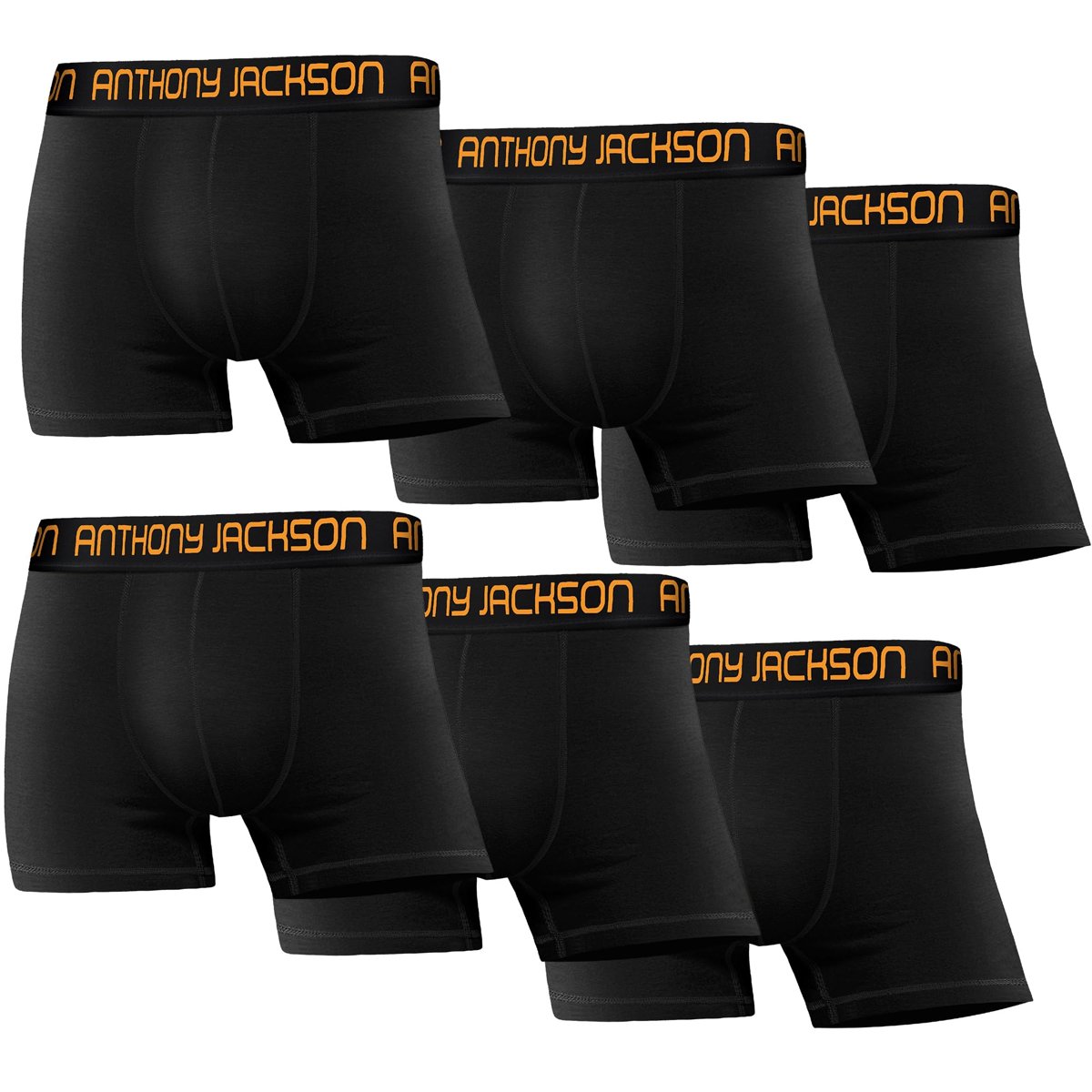 Anthony Jackson Likralı 6'lı Kutu Premium Erkek Boxer Color