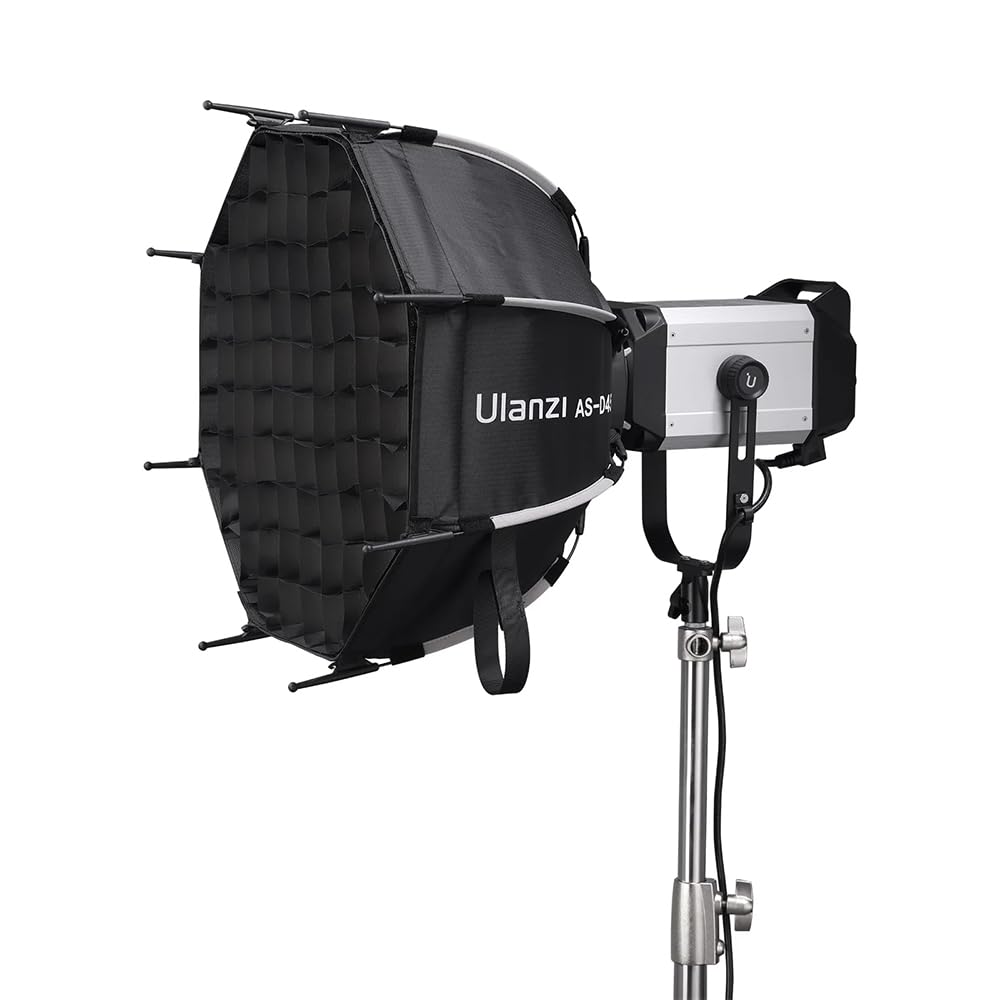 Ulanzi AS-045 Izgaralı ve Gridli Softbox, 45 cm Siyah