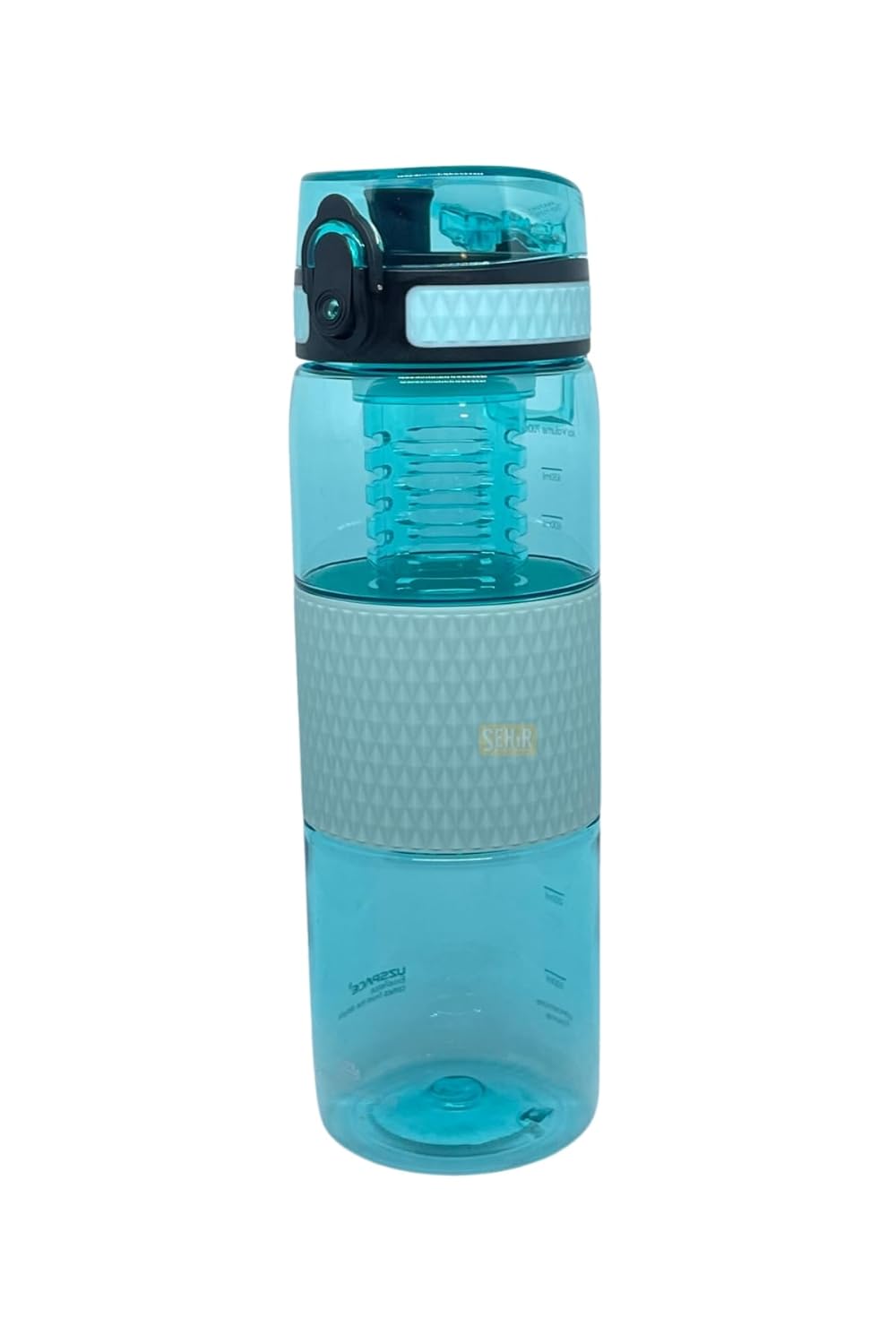 Uzspace 700ml Silikon Gövdeli Detoks Aparatlı Tritan Su Matarası