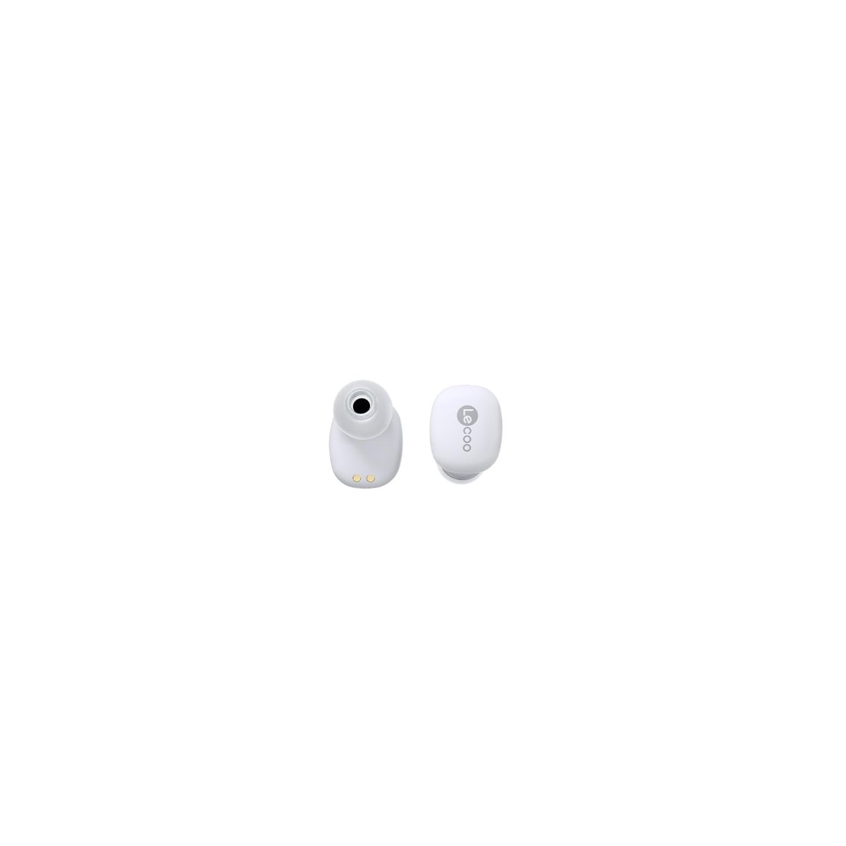 Lecoo EW300 Kablosuz Bluetooth 5.3 TWS Kulak İçi Kulaklık - 20 Saate Kadar Dinleme, Hafif, Su Sıçramasına ve Toza Karşı Dayanıklı, Spor, İş, Oyun için, 15m Kullanım Alanı, Kulak İçi Kulaklık Beyaz